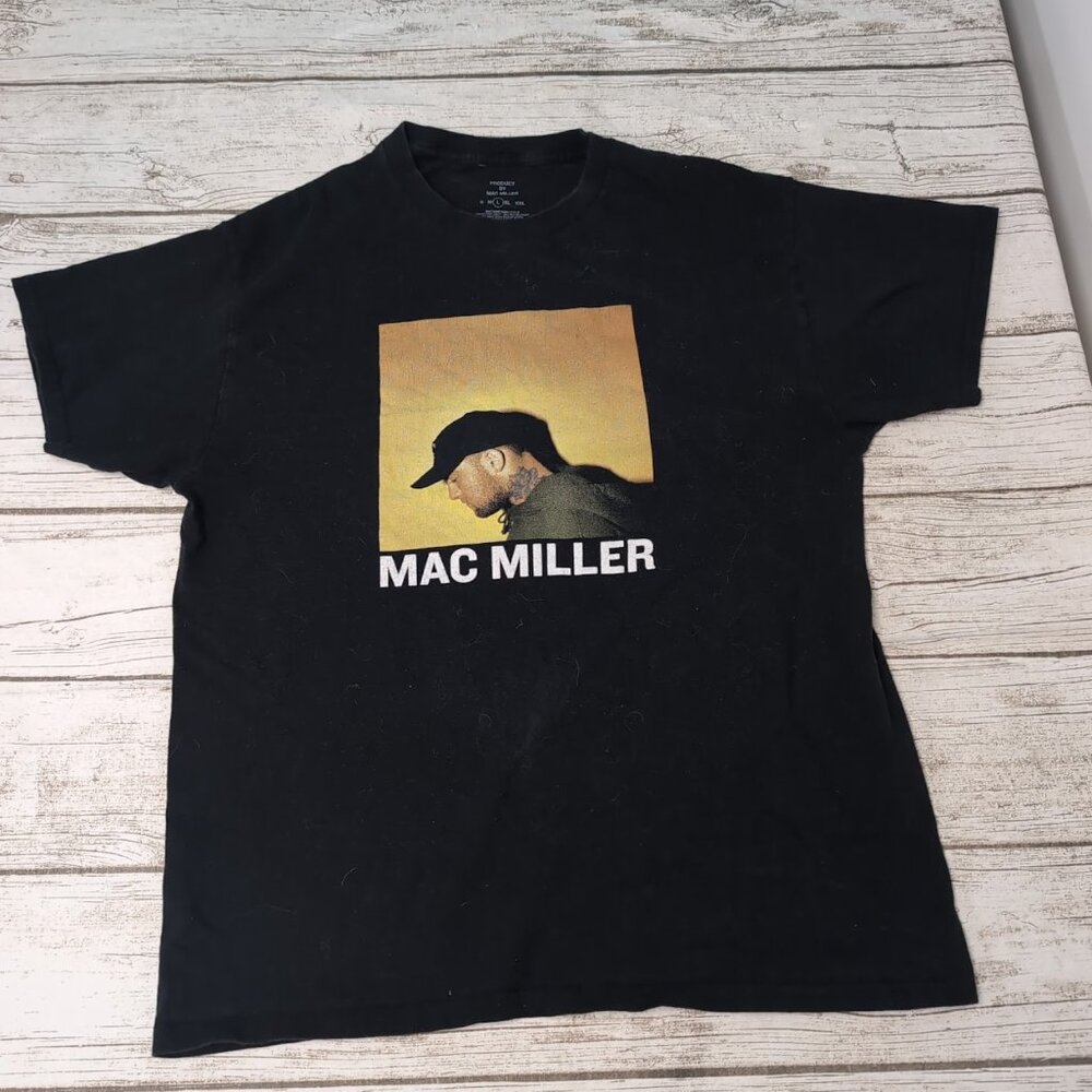 Mac Miller Black Graphic T Shirt Men Size Large